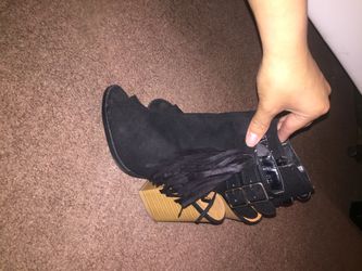 Cute fringe heels