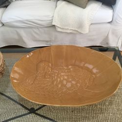 Pottery Barn turkey serving platter