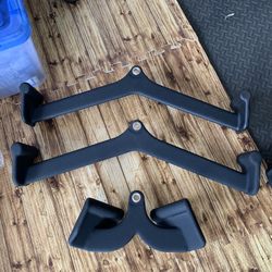 Lat Pull Down Attachments 3 Pieces 