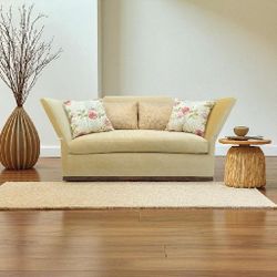 Rare Plush Designer Ferrell Mittman Settee Sofa - Delivery Possible