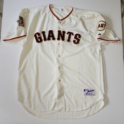 San Francisco Giants Barry Bonds 2001 homerun champion Russell Jersey size 56