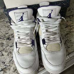 jordan 4 metallic purple