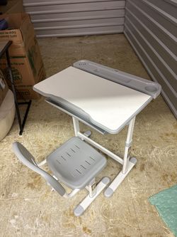 Children's Adjustable Work-Desk w/ Adjustable Chair Ages 2-9