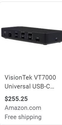 Vision Tek VT700 Universal USB-C dock