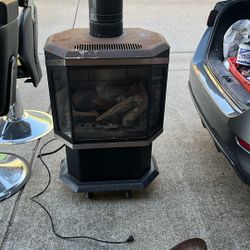 Lennox Gas And Electric Heater fireplace 