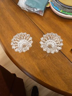 Chrystal Candle Holders
