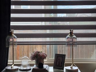 (2) Modern glass lamp