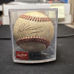 UCLA signed baseball