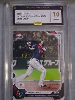 2026 topps Shohei Ohtani graded 10
