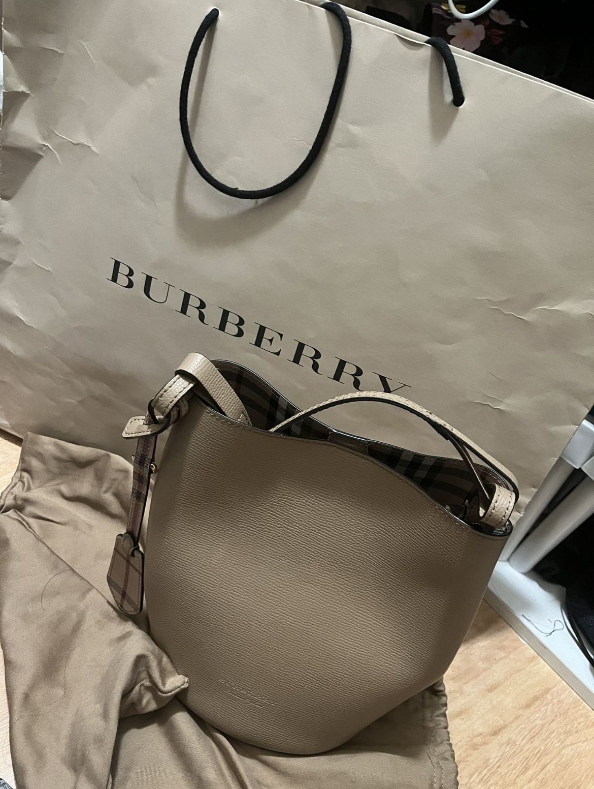 Burberry Lorne Bucket Bag