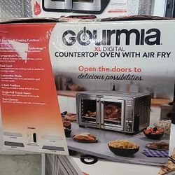 Gourmia XL 45 Qt Digital Countertop Oven w Air Fry & Temp Probe GTF7860 - Open B
