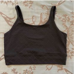 Nike Dri-Fit Yoga Luxe Cropped Tank Top Black Size Small