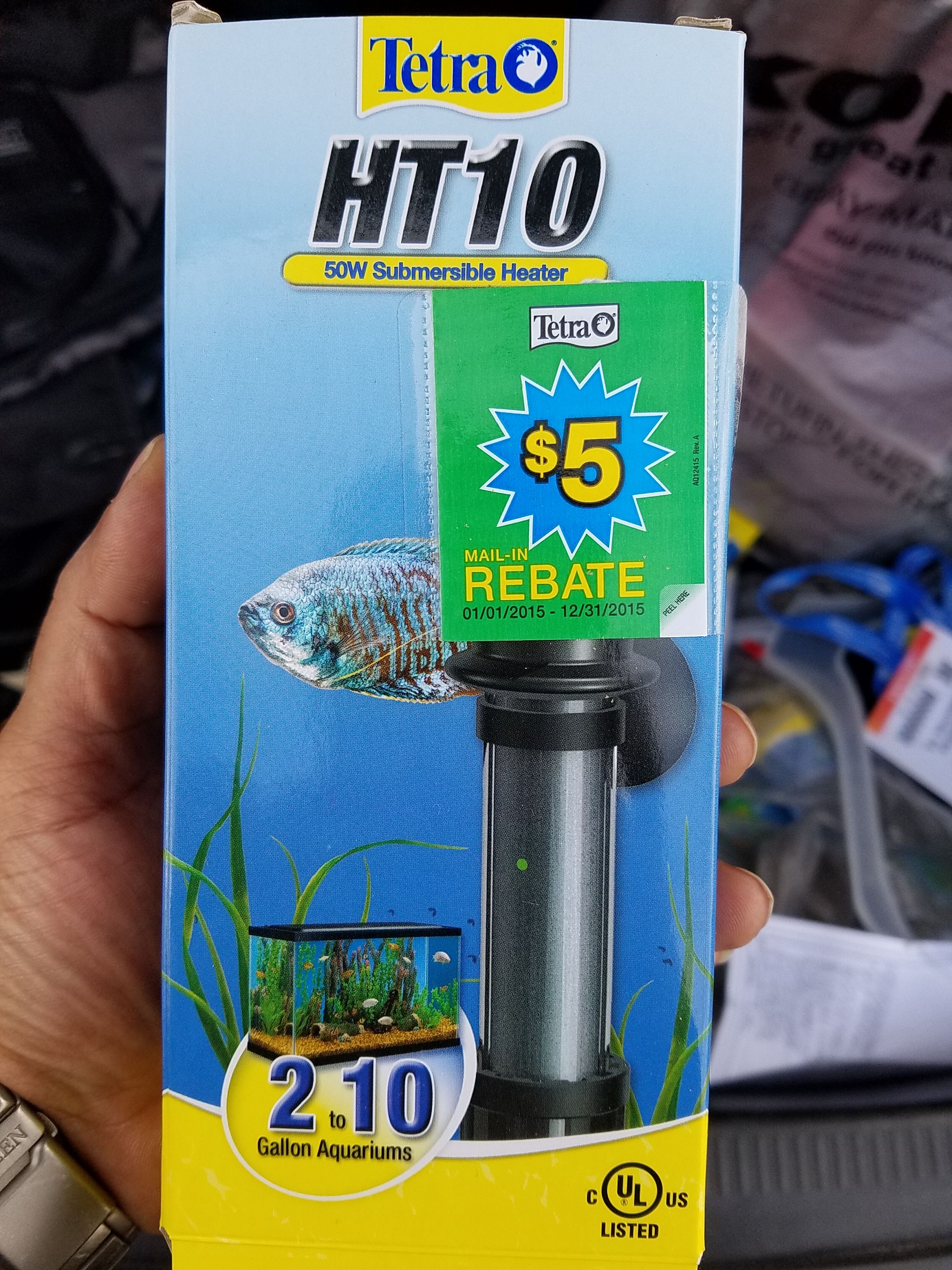 Tetra Ht10 Submersible Heater 50 Watt.