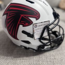 Andre Rison Signed Autograph Full Size Lunar Replica Helmet - Schwartz Sports - Atlanta Falcons