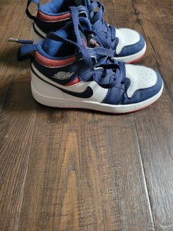 Nike, 12.5C, Red, Blue, White, Mid 1s
