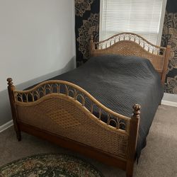 Queen Rattan Bed Frame 