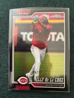 2026 Topps Chrome Baseball. ELLY De La CRUZ . SSP. 8/10