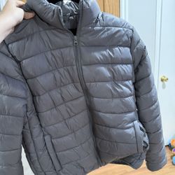 Grey Puffer Jacket