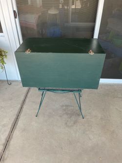 Camping Wood Storage Box to hold your supplies and stove