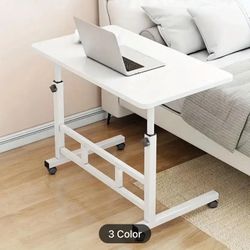 Mobile Lift Table, Computer Desk, Adjustable Height, With Wheels Bedside Computer Desk, Sofa Side Table, Two Sizes Available, Suitable For Bedroom, Do