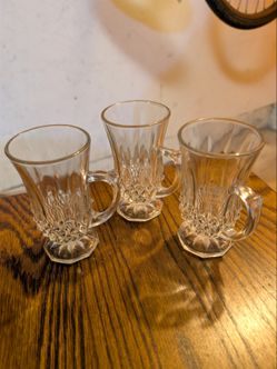 3 Cristal D'Arques Durand glasses