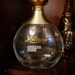 Beautiful Shaped Glass Liquor Bottle