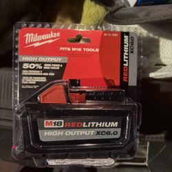 Milwaukee Hi Output 6.0 Batteries 