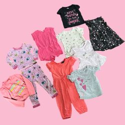Bundle Of 10 Toddler Girl Clothes size 3T