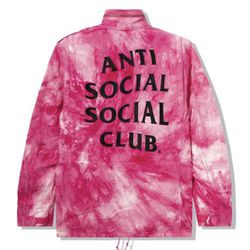  100% Authentic Anti Social Social Club x Alpha Industries M-65 Pink Tie Dye Jacket!