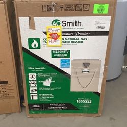 A.O. SMITH TANKLESS WATER HEATER MODEL:GTNO QL
