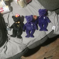 Three Beanie Babies 