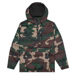 Vintage HUF Everest Pullover Puffer Anorak Camo Brand New DS