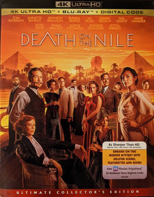 Death On The Nile 4K UHD With Collectible Lithograph