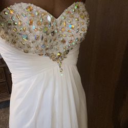 White Pretty Prom Dress