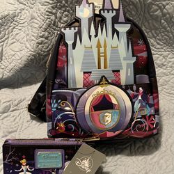 Loungefly Cinderella Backpack With Wallet