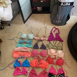 Women’s Bikini Tops Size Large. All For $25