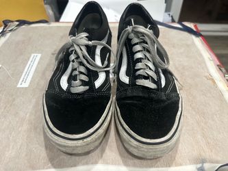 Old School Black and White Vans