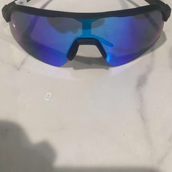 Rawlings Men's Shield Sunglasses, Black, 125 mm