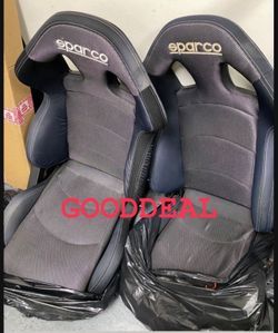 Pair Sparco Seat Jdm Recliner Racing 