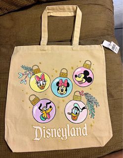 Disney Holiday Canvas Tote Bag