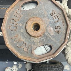 Olympic 45 Lbs Plates $40 Per Plate 