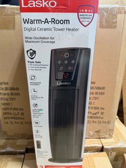 Lasko Warm-A-Room Digital Ceramic Tower Heater