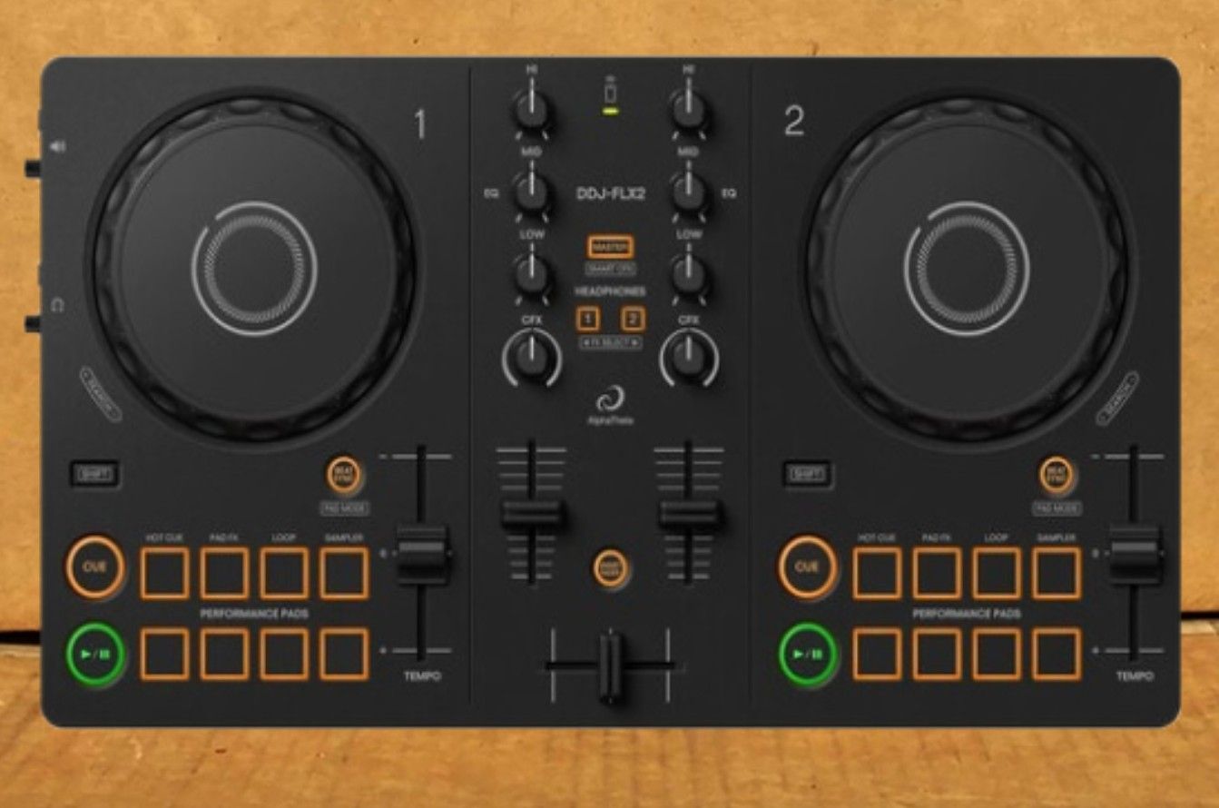 Pioneer DJ FLX2 Rekordbox Serato Algoriddim Controller 2 Channel Mixer FX Pads Labtop Cellphone Tablet DDJ-FLX2 🚨 Payment Options Available 🚨 