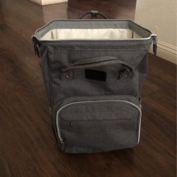 Grey Diaper Bag 