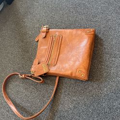 Vegan Leather Brown Bag 