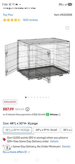 Top Paw large double door create