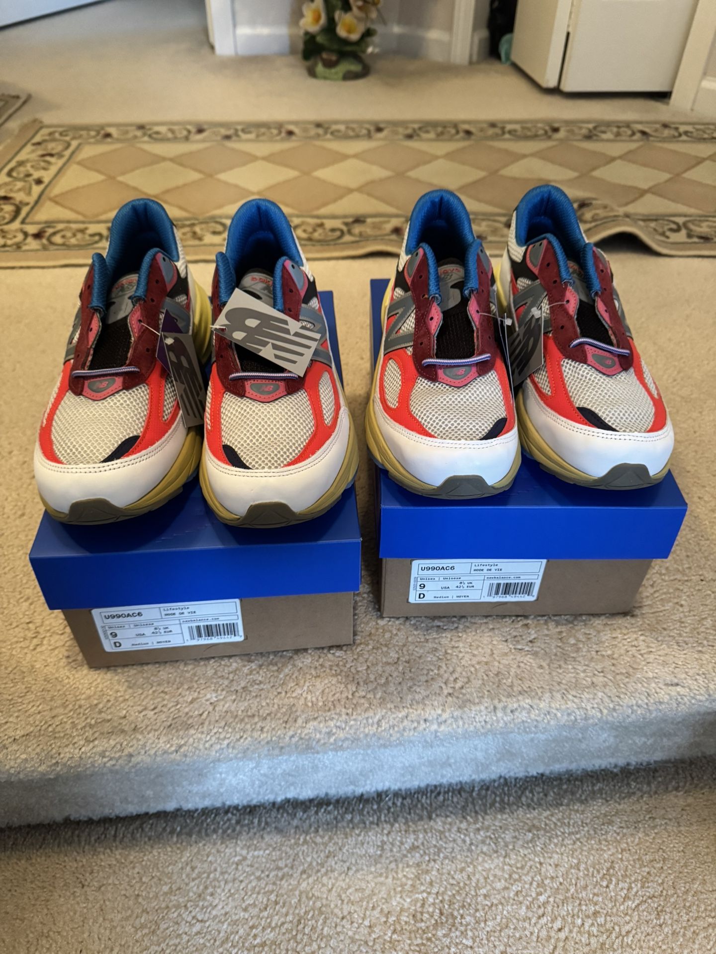 New Balance 990v6 Action Bronson Size 9