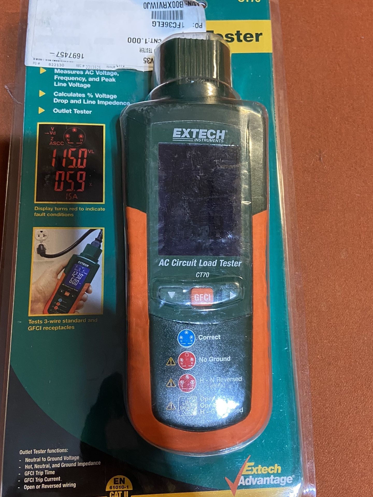Ex tech Ct70 Load Tester