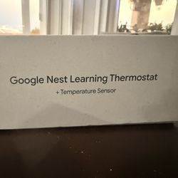 Google Nest Thermostat + Temperature Sensor