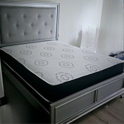 NEW QUEEN-SIZE MATTRESS & BOX SPRING - 2PC